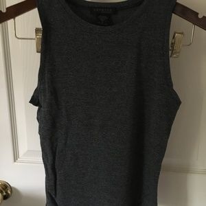 Express, Blouse, Tank, Color Dark Grey, Size 4P